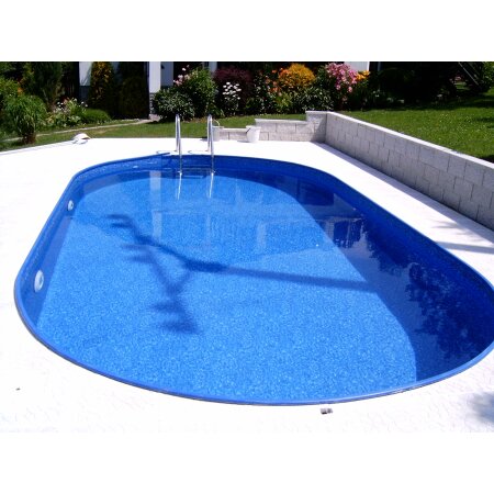 Ovalpool IBIZA in 5,25 m x 3,20 m x 1,50 m Folie Mosaik 0,6 mm