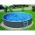 Schwimmbecken anthrazit Rattan 4,60 m x 0,90 m