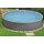 Schwimmbecken anthrazit Rattan 4,60 m x 0,90 m